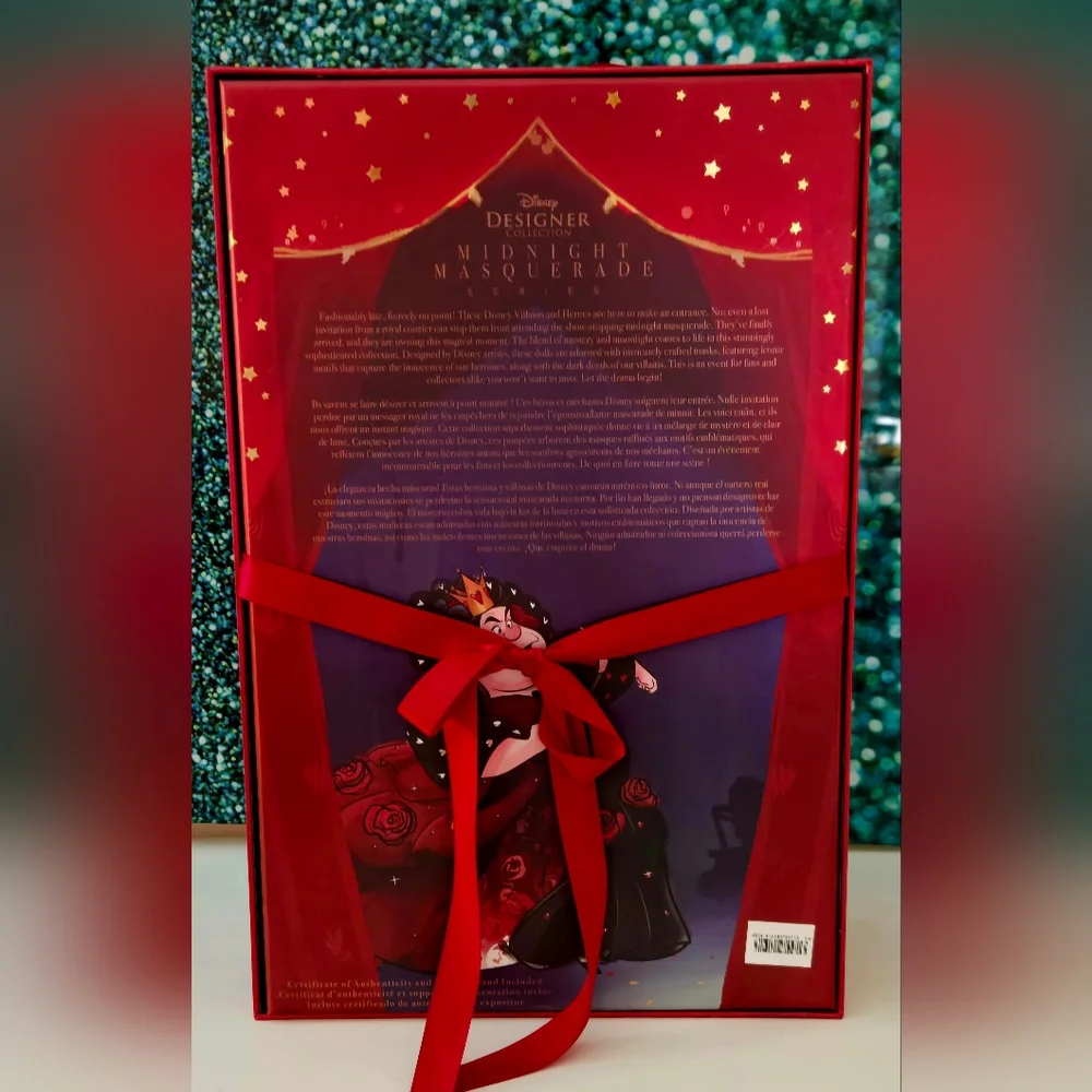 Disney Designer Collection Midnight Masquerade Queen of Hearts LE 3450 NIB - Picture 7 of 9